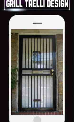 Home Grill Window Trellis Design Metal Door Ideas 2