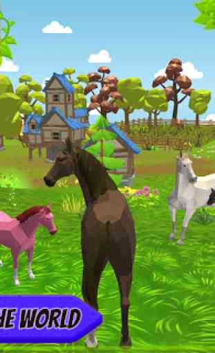 Horse Family – Animal Simulator 3D 1
