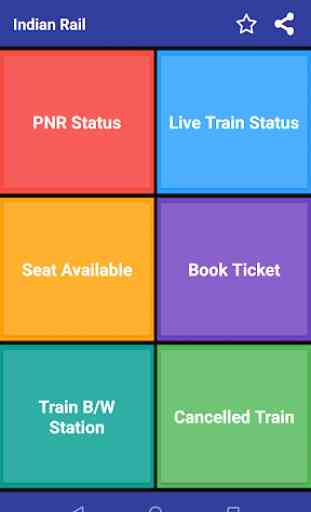 IndianRail Enquiry - PNR Status, Live Train Status 1