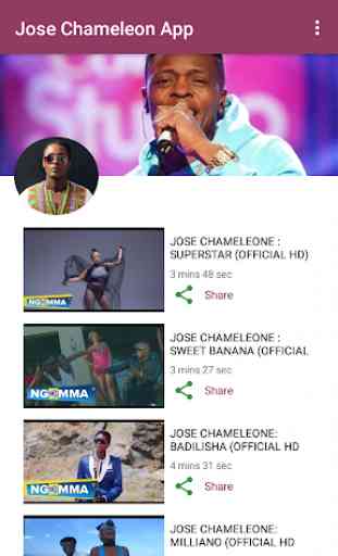 Jose Chameleon Music App - Uganda's Number One 4