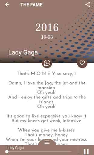 Lady Gaga Lyrics 3