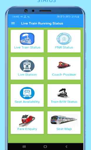 Live Train, PNR Status, IRCTC Seat & Train Enquiry 1