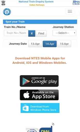 Live Train Status, PNR Status, Seat & Live Station 1