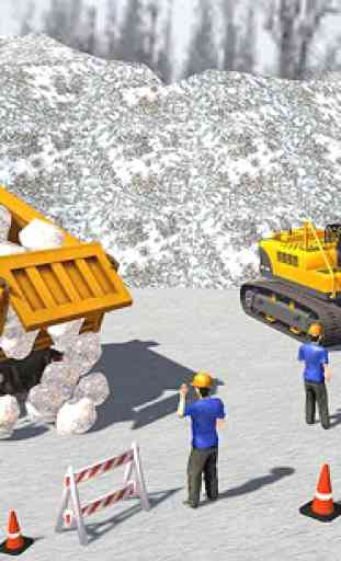 Macchina escavatore della neve -Gru di costruzione 2