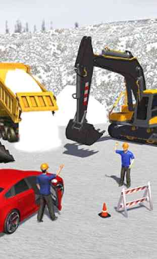 Macchina escavatore della neve -Gru di costruzione 3
