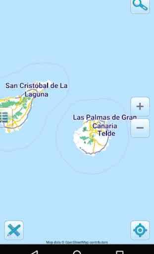 Map of Canary Islands offline 1