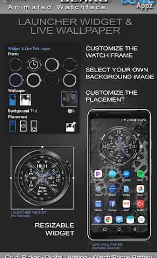 Mechani-Gears HD Watch Face Widget Live Wallpaper 2