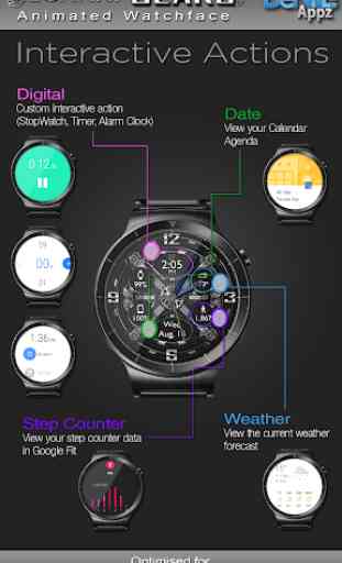 Mechani-Gears HD Watch Face Widget Live Wallpaper 3