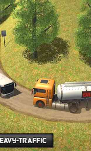 Oil Tanker Transporter 2018 Fuel Truck Driving Sim 4