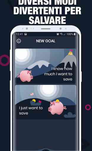 Piggy Goals: risparmio di denaro 3