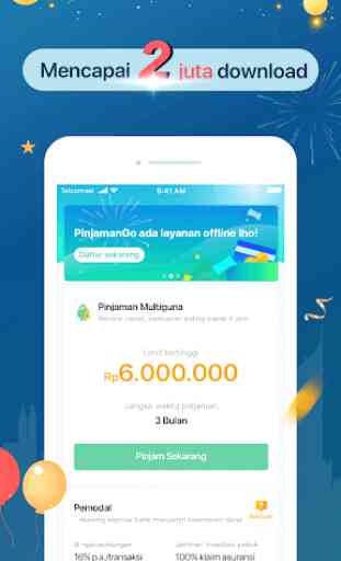 PinjamanGo -  Pinjaman Uang Tunai Rupiah Online 2