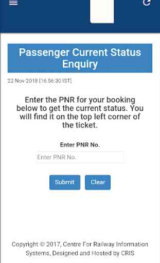 PNR Status Confirmation 2