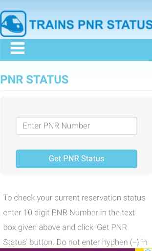 PNR Status LIVE 1
