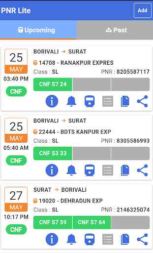 PNR Status, Live Train Running Status Auto updates 2