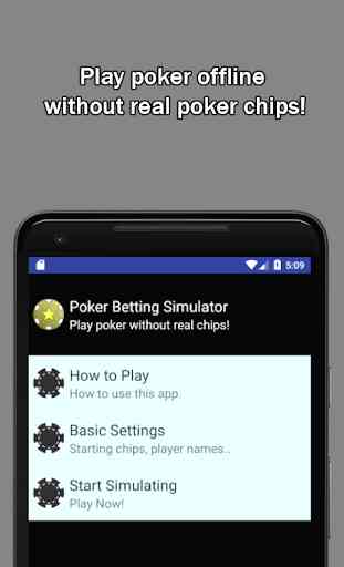 Poker Betting Simulator 1