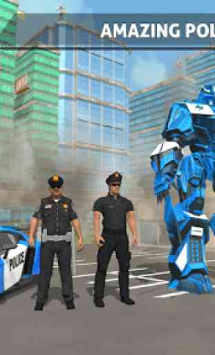 Police Car Car Game - Police Aereo Transport 3
