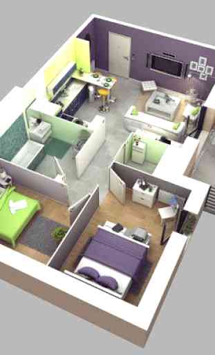 Programmi di pavimento della casa 3D 3