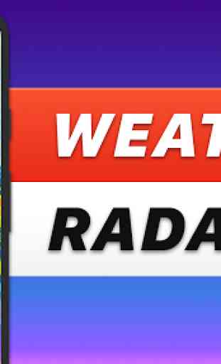 RAIN RADAR - meteo animato e previsioni del tempo 1