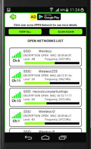 RICERCA OPEN WIFI NETWORKS 4