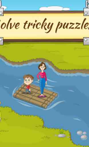 River Crossing IQ Logic Puzzles & Fun Brain Games 3
