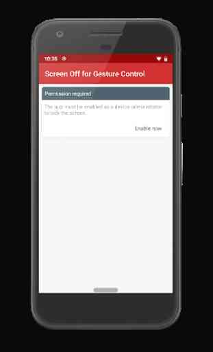 Screen Off for Gesture Control 1