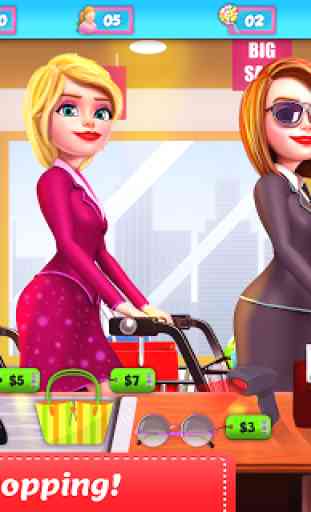 Shopping Mall Girl Cashier Game 1