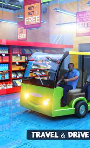 Shopping Mall Radio Taxi Driving: Supermarket Game 4