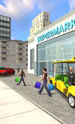 Shopping Mall Smart Taxi Driving Simulator 4