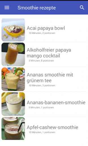 Smoothie rezepte deutsch kostenlos app offline 1