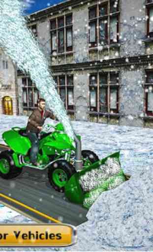 Snow Blower Truck Simulator: Ski Resort ATV Rider 4