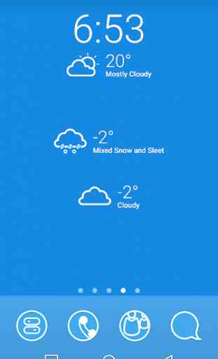 Snowman Weather Icons Set for Chronus 3
