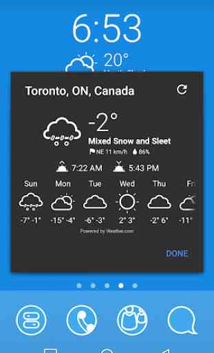 Snowman Weather Icons Set for Chronus 4