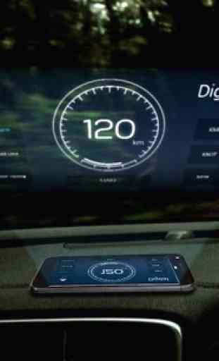 Tachimetro: Auto Heads Up Display App GPS 1