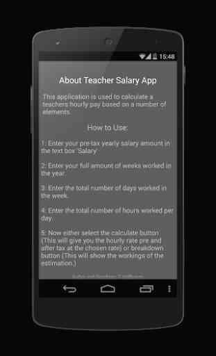 Teacher Salary App 4