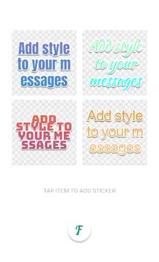TextSticker - Create text sticker with color font 4