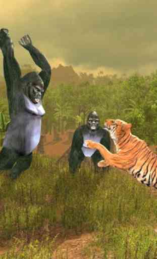 tigre selvaggia vs gorilla bigfoot 1