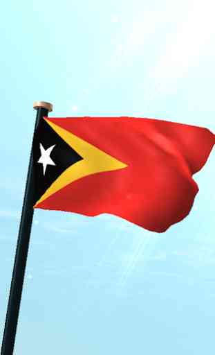Timor Est Bandiera 3D Gratis 1