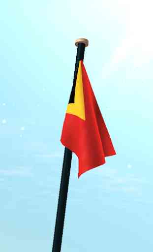 Timor Est Bandiera 3D Gratis 3