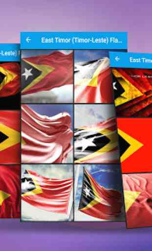 Timor Leste Flag Wallpaper 3