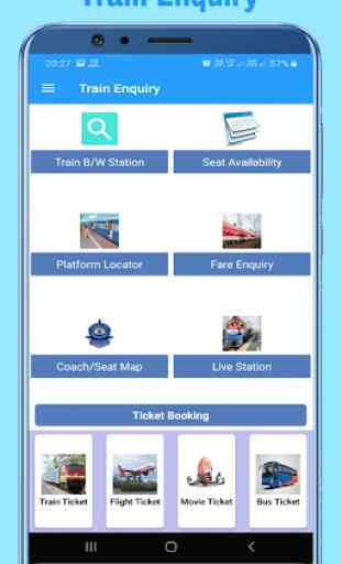 Train Enquiry, Live Train, Ticket, Seat&PNR Status 2