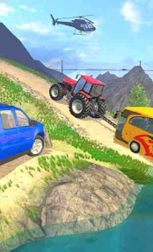 trattore pull bus 3D - gioco trattore gratuito 1