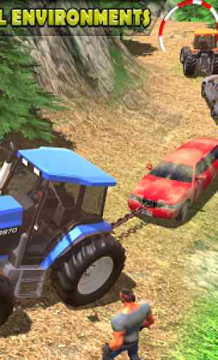 trattore pull bus 3D - gioco trattore gratuito 2