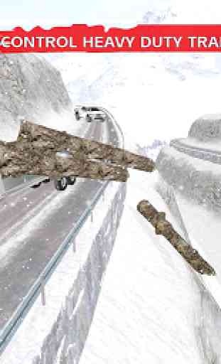 Winter Snow Pickup Truck: Gigantic Cold Glacier 3D 3