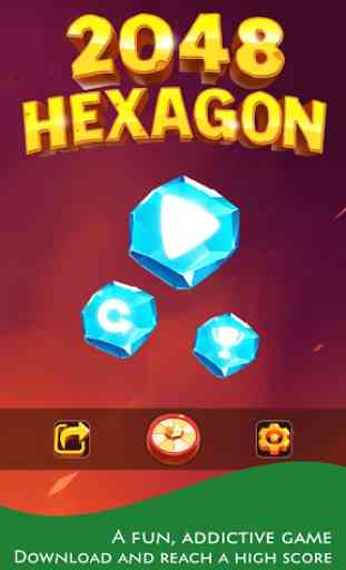 2048 Hexagon - Puzzle game 1