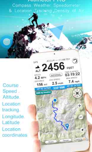 Altimeter GPS (Speedometer & Location Tracking) 1