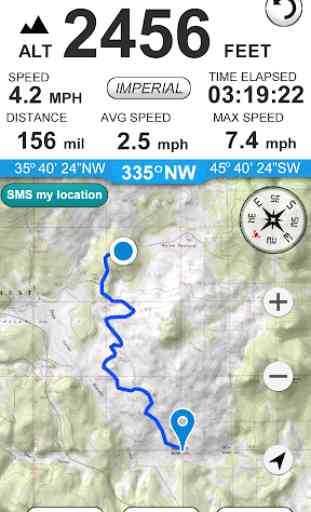 Altimeter GPS (Speedometer & Location Tracking) 2