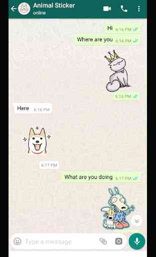 Animal Stickers for WhatsApp 1