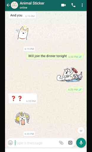 Animal Stickers for WhatsApp 2