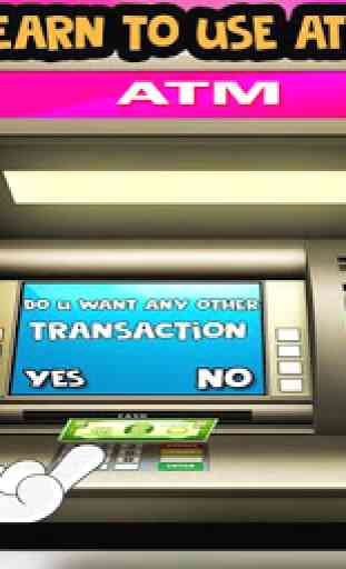 Banca Simulatore di acquisto in denaro ATM 1