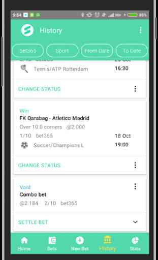 Bet Stack - Personal bets tracking and stats 3
